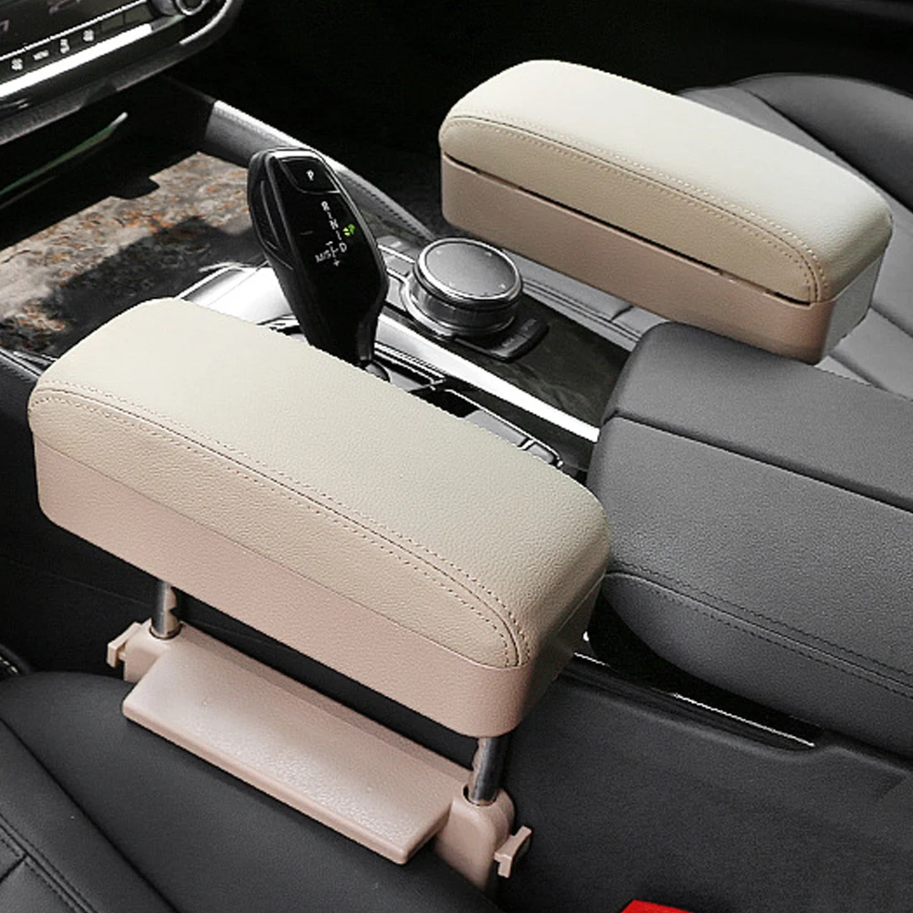 

Car Storage Can Fill Armrest Box Wireless Car Seam Storage Box Adjustable Height Armrest Box Seat Organizer Auto Accessories