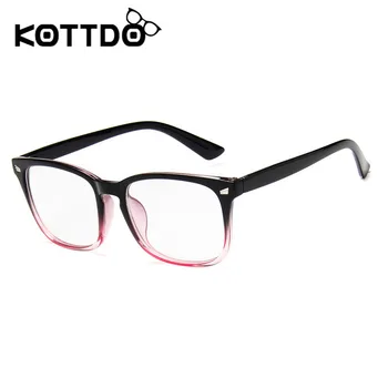 

KOTTDO Classic Square Eye Glasses Frame Women Fashion Retro Plastic Eyewear Optical Glasses Frame Uv400 EyeGlasses Frames Men