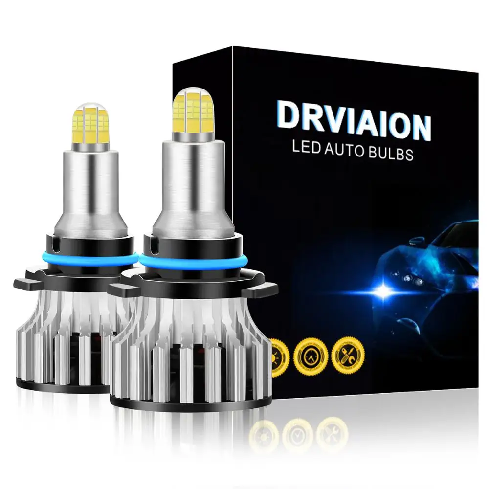 2X Led 9006 Hb3 9005 Hb4 H14 H7 H8 H11 CSP Branco Conduziu a Lâmpada Do Farol Do Carro H para Ford Focus BMW e90 e60 e87 Mercedes w212 w21112V