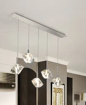 

Modern Minimalist Fashion Personality K9 Chandelier Crystal Lamp Bar Dining Room Bedroom Lamp Lamp J Bed luminaria
