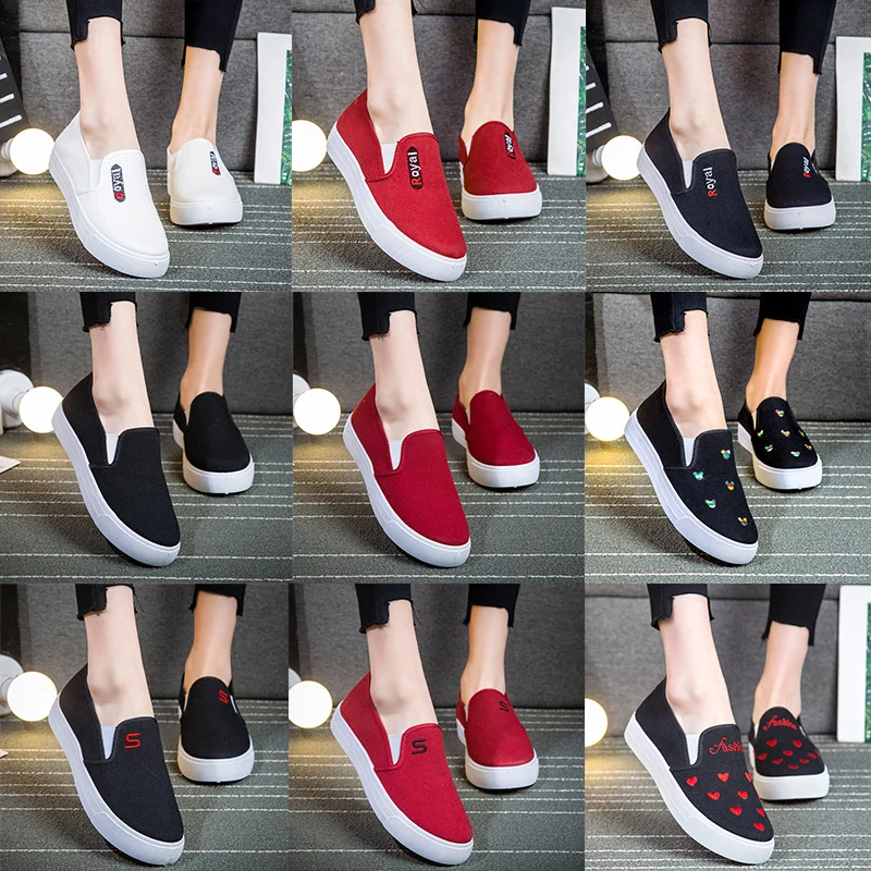 

Spring Women Flats Loafers Female Shoes Red Black Espadrilles Ladies Platform Shoes Women Driving Loafer Vintage Shoes Footwear