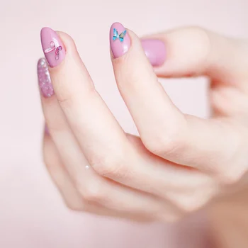 

5 Boxes of Manicures Sticker Stereoscopic Resin Butterfly Exquisite Nail Decoration for Women Lady