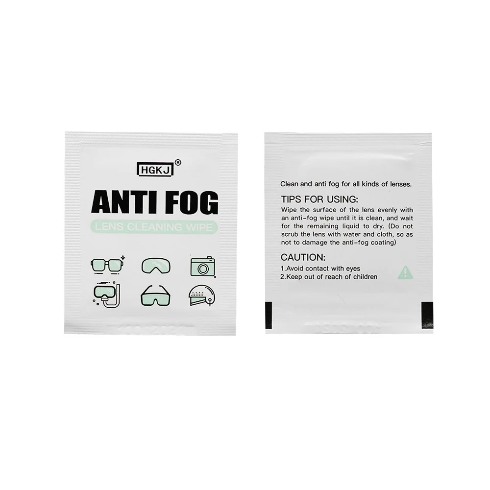 Glasses Anti Fog Wipe 100/200p HGKJ Anit-fog Wet Cloth For Eyeglasses Sunglasses Goggles Helmet Shields Dive Masks Sport Glasses anti fog wipes
