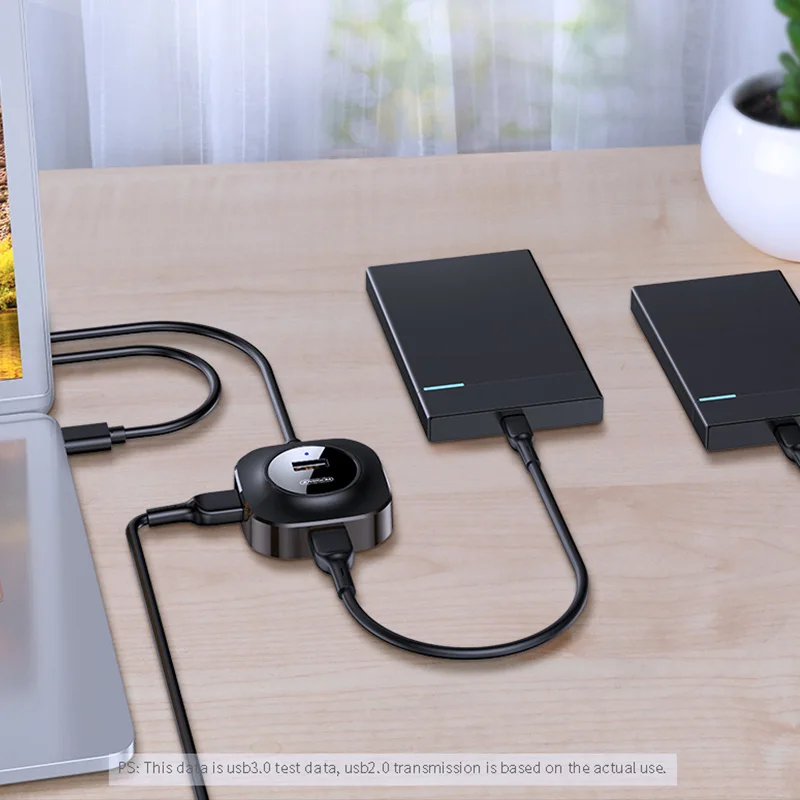 Joyroom Usb концентратор 3,0 4в1 Usb 3,0 мульти концентратор сплиттер порт для macbook pro USB3.0* 4 деконцентратор конвертер