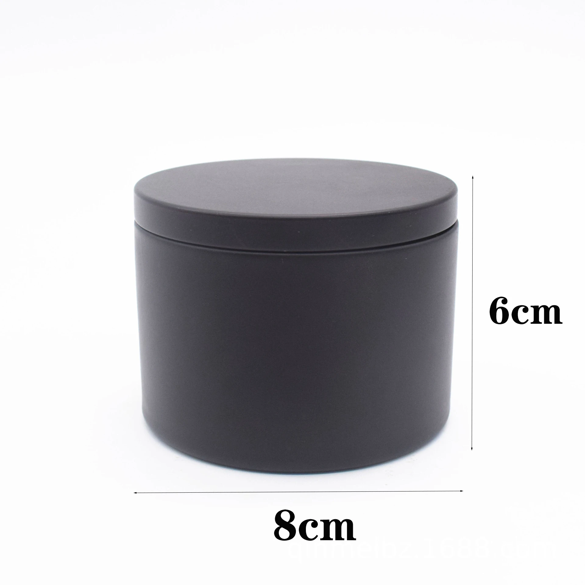 Metal Round Candle Tins with Lids 8 oz, Candle Containers for Candle Making with Custom Sticker for Lids - 24 Pack, Size: 95 in