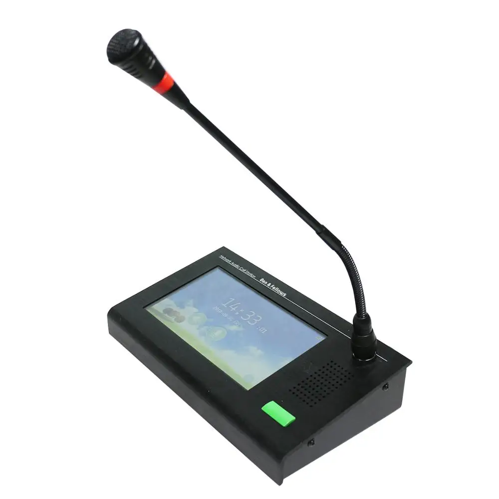 Public address SIP Network Paging Microphone with Intercom,can control,monitor,zone paging make announcement for PA system