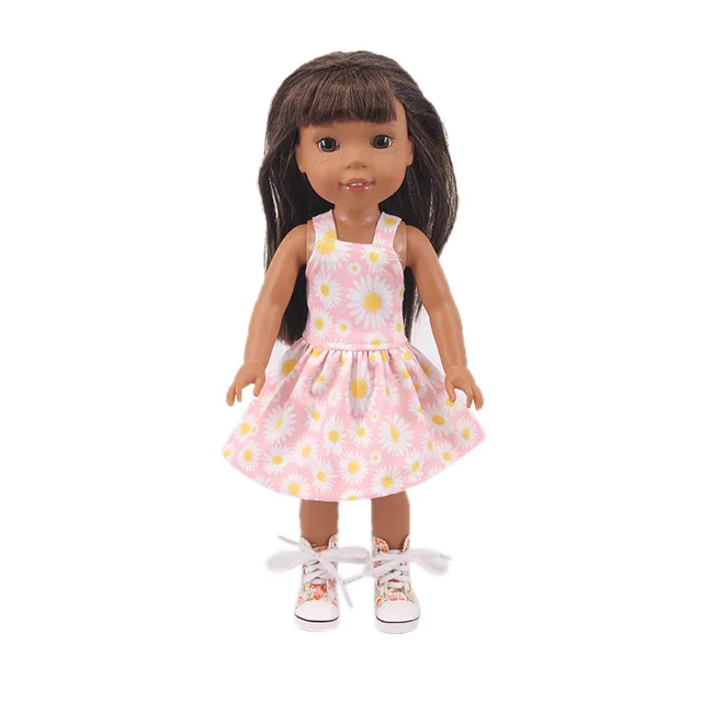 Doll Various Clothes Dress Shoes Boots 5 Cm Canvas Shoes Boots For 14.5 Inch Nancy Wellie Wisher American Doll Generation Girl` b683