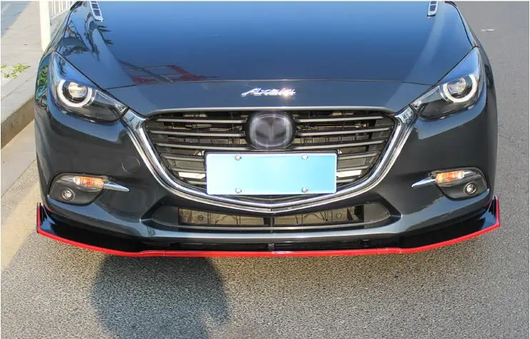 ABS автомобильный передний бампер спойлер Диффузор крышка подходит для MAZDA 3 M3 Axela Sedan