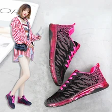 

Women Sneakers High Quality Elastic Air Cushion Shoes Woman Flats Casual Loafers Female Breathable Trainers Ladies Shoes