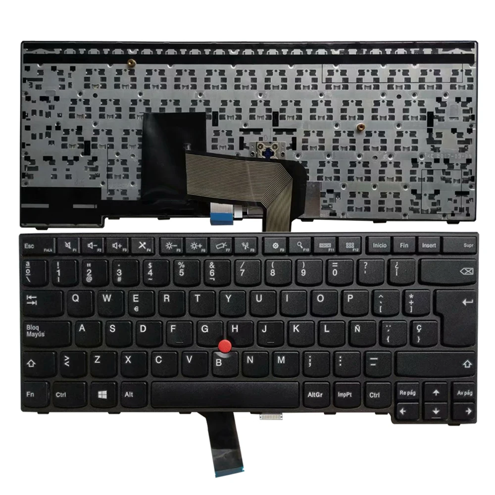 

NEW SP keyboard FOR LENOVO THINKPAD E450 E450c E455 E460 E465 Spanish laptop keyboard black FRU 04X6191