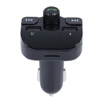 

A15 Car Kit Bluetooth FM Transmitter Vehicle Battery Voltage Display Handsfree MP3 Player USB Phone Charger 85X50X45mm