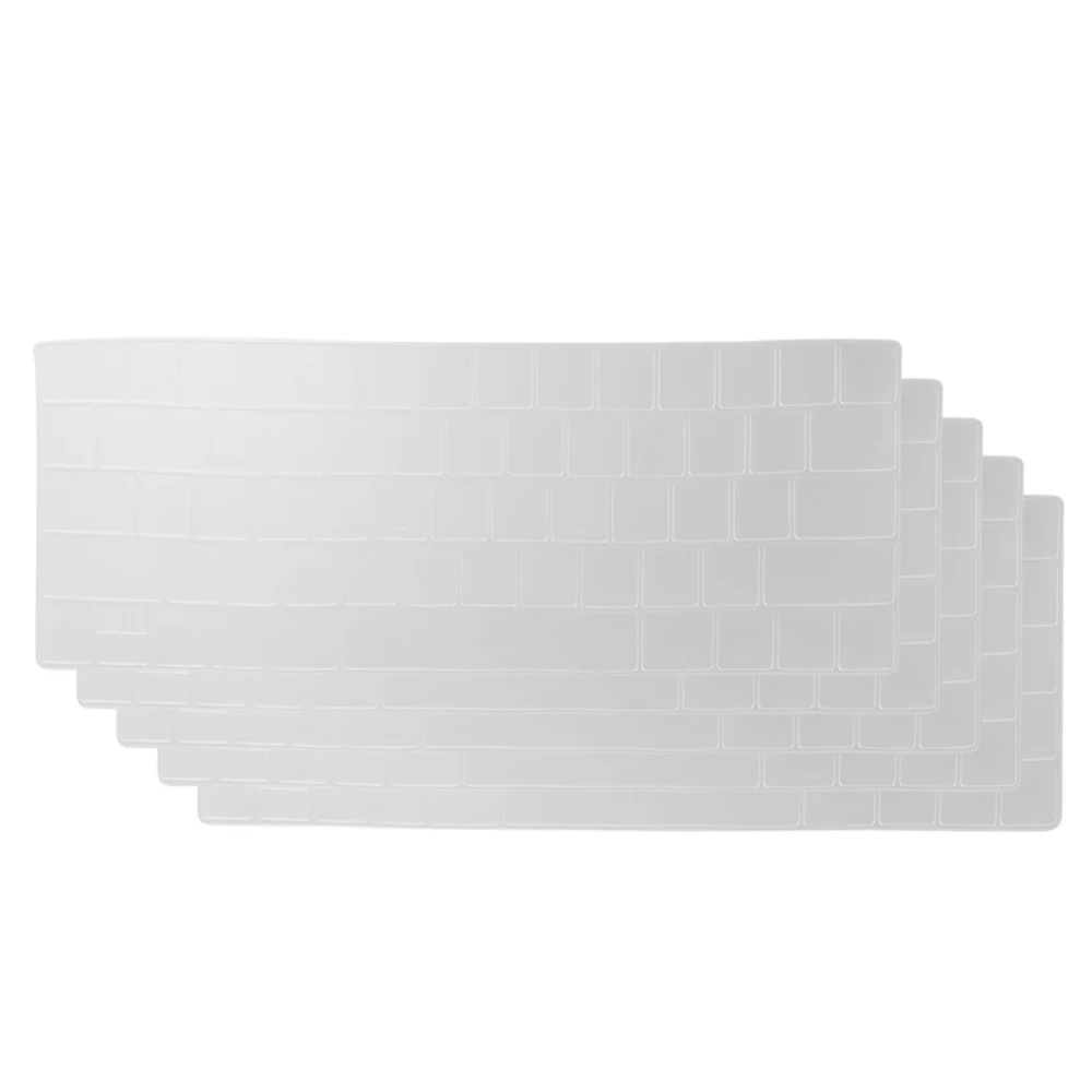 

5pcs Keyboard Cover Practical Creative Transparent Film Keyboard Protector Protection Cover Compatible for 13/15Pro