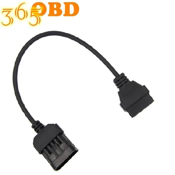 

10Pcs ForOpel 10Pin To16Pin Female OBD2 Car Extension Diagnostic tool connector Cable forOpel 10 PIN OBD/OBD2 Scan Tool Cable