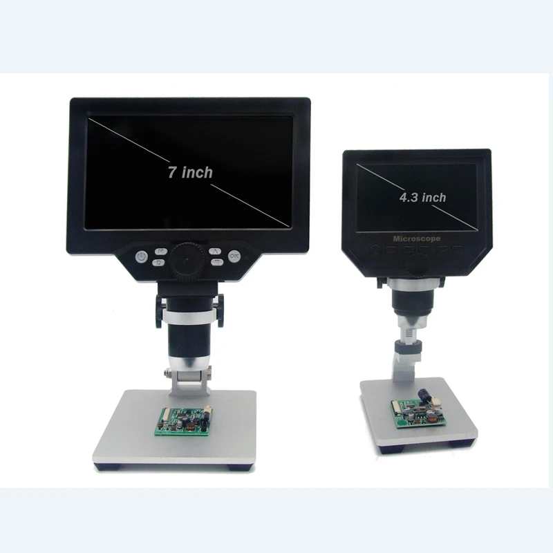 1200X Digital Microscope 12MP Electronic Video Microscopes 7 Inch HD LCD Soldering Microscope Phone