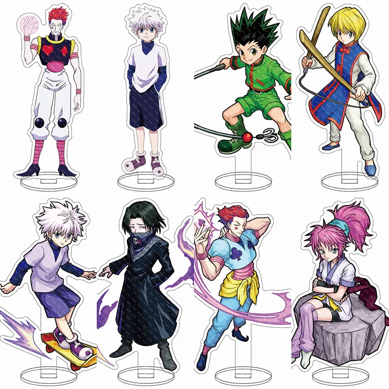 HUNTER x Аниме Killua Zoldyck Kurapika брелок Двусторонняя Косплей Фигурка акриловая модель на