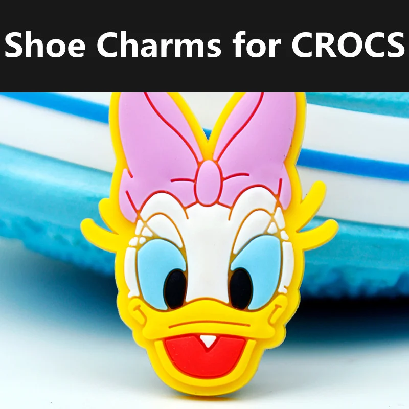 Disney Cartoon Animal Croc Charms Accessories Mickey Mouse PVC Shoe Decoration Elegance for Women Boys Friends Kids Gifts Badges