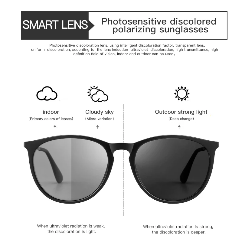 BERTHA поляризационные фотохромные солнцезащитные очки для мужчин и женщин, новинка, Простые солнцезащитные очки, модные очки в овальной оправе BS3102
