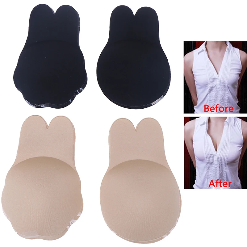 

1 Pair Reusable Breast Lift Tape Bra Nipple Sticker Women Invisible Silicone Breast Pads Nipple Cover Sexy Underwear Accessories