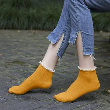 1 пара, носки Harajuku Для женщин кружевные хлопковые зимние носки для девочек милые японские Стиль смешные носки японские розовые Kawaii