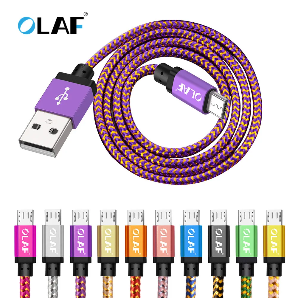 OLAF Micro USB Cable 1m 2m 3m Fast Charge USB Data Cable for Samsung S6 S7 Xiaomi 4X LG Tablet Android Mobile Phone USB Charging OLAF Micro USB Cable 1m 2m 3m Fast Charge USB Data Cable for Samsung S6 S7 Xiaomi 4X LG Tablet Android Mobile Phone USB Charging