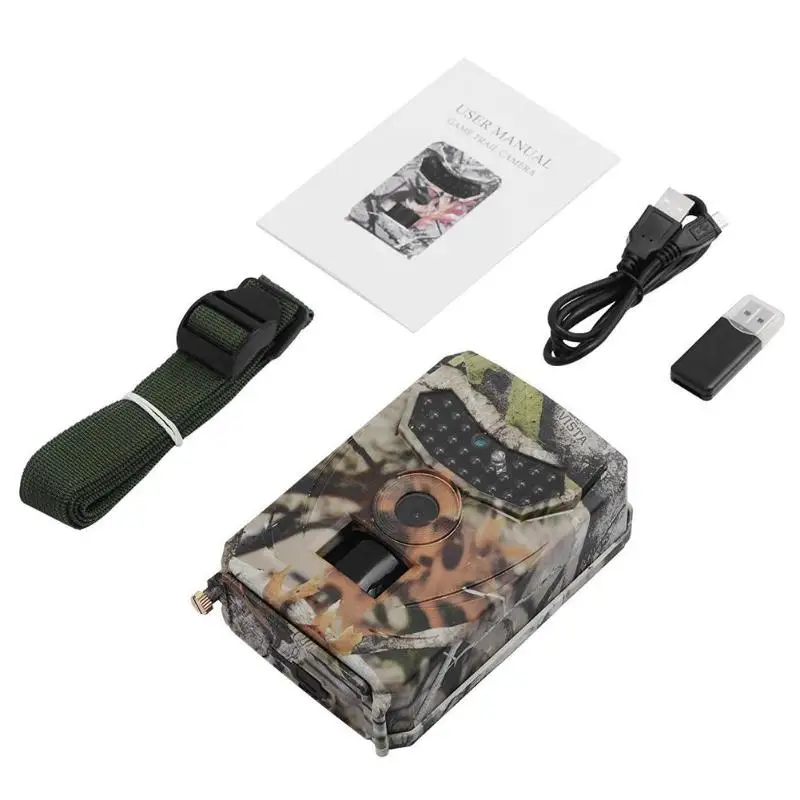PR-100 охотничья камера 1080P 12MP ИК ночного видения дикая видеокамера