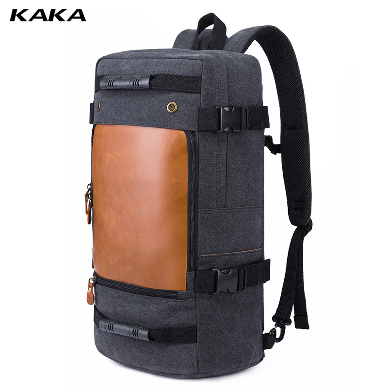 

New Style Literature And Art Retro Casual Korean-style Large Capacity Canvas Backpack Men's Backpack Multi-functional Backpack