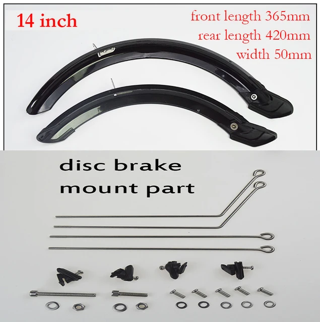 14 16 20 inch Bicycle Fender Double Bracing Adjustable Size Mudguard for Dahon Folding Bike Front and Rear Mud Guard bicycle fender