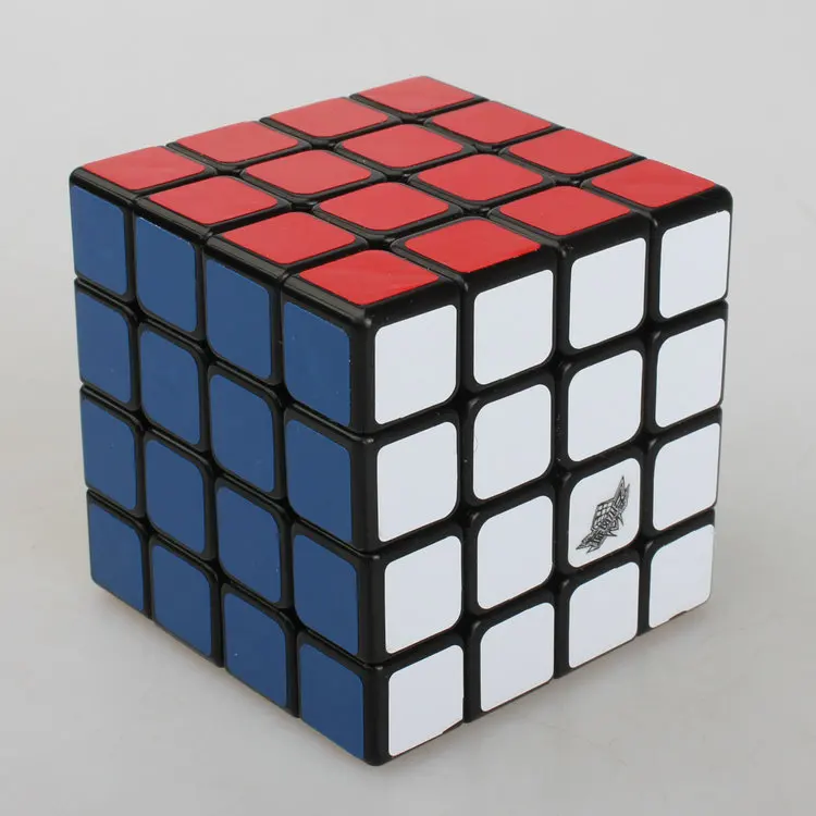 

[Speed G4 Four Order Magic Cube Black And White with Pattern Boxed] 60 Mm Black Background 4-Order Magic Cube