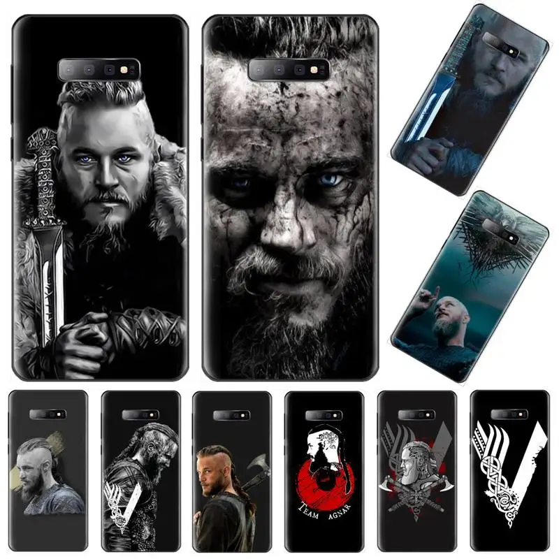 Ragnar Lothbrok Vikings чехол для телефона Samsung S6 S7 edge S8 S9 S10 e plus A10 A50 A70 note8 J7 2017|Бамперы| |