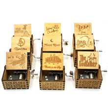 Новая кривошипная королева резная деревянная ручная музыкальная шкатулка Zelda музыкальная шкатулка Дети/друзья Рождественский подарок на день рождения