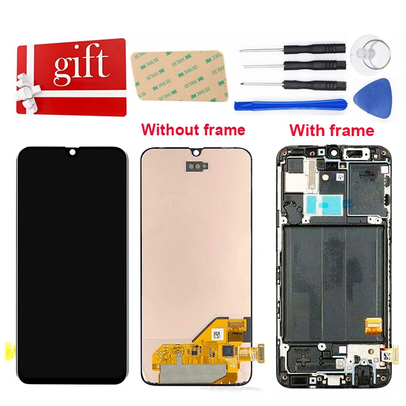 

AMOLED For Samsung Galaxy A40 2019 A405FN/DS LCD Display Panel Touch Screen Digitizer Glass Assembly Replacement