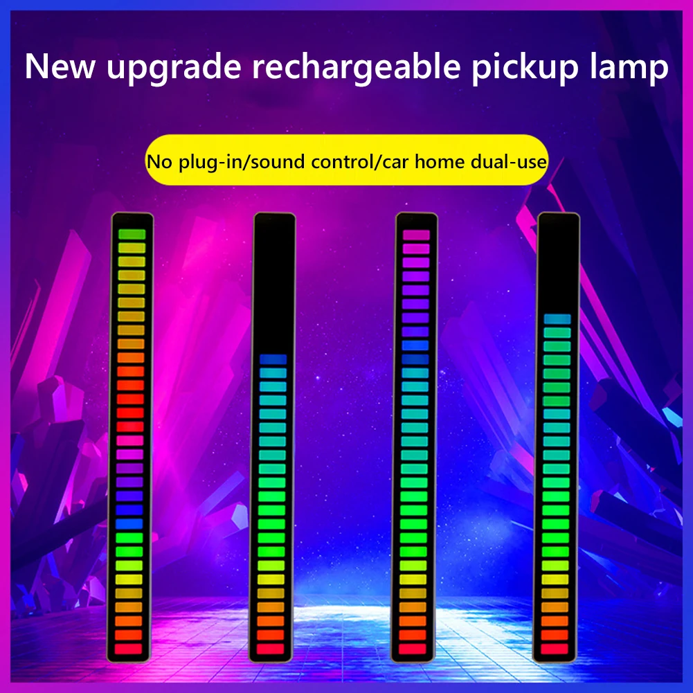 RGB-лампа с управлением звуком и через приложение 32 светодиодный | Компьютеры офис