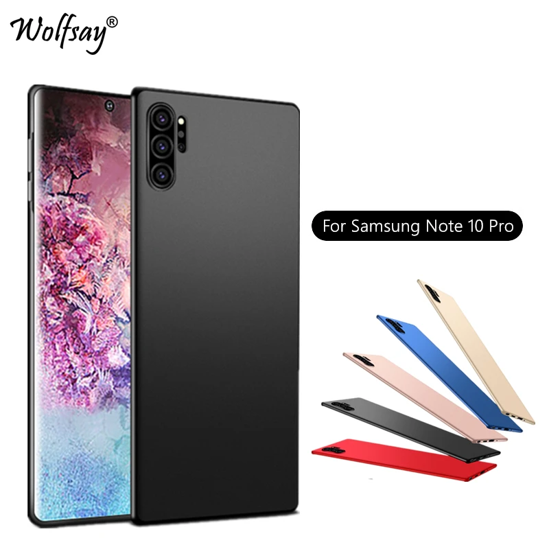 

For Cases Samsung Galaxy Note 10 Plus Case Ultra Thin Classic Smooth Matte PC Phone Cover For Samsung Note 10 Plus Case Coque