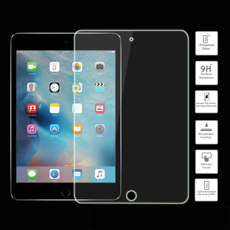 Закаленное стекло для Apple iPad 2 3 4 5 6 Mini / Air Air1 Air2 Mini1 Mini2 Mini3 9 7 &quot7 9&quot Защитная пленка