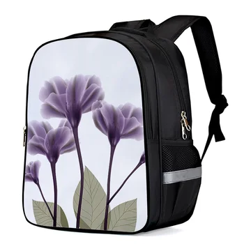 

X-Ray Fowers Laptop Backpacks School Bag Child Book Bag Sports Bags Bottle Side Pockets School Student