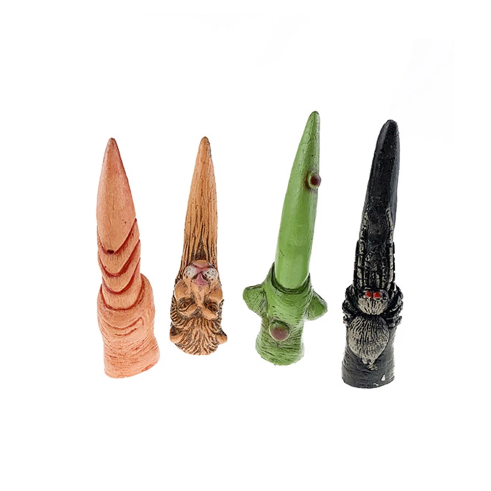 5pcs Long Witch Fake Witches Nail Props Ghost Fingernail Zombie Halloween Scary Cosplay Fancy Dress Makeup DIY Decor Gift | Дом и сад
