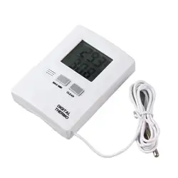 Термометр с ЖК-дисплеем измеритель температуры тестер домашнее внутреннее наружное C/F Преобразование температуры белый
