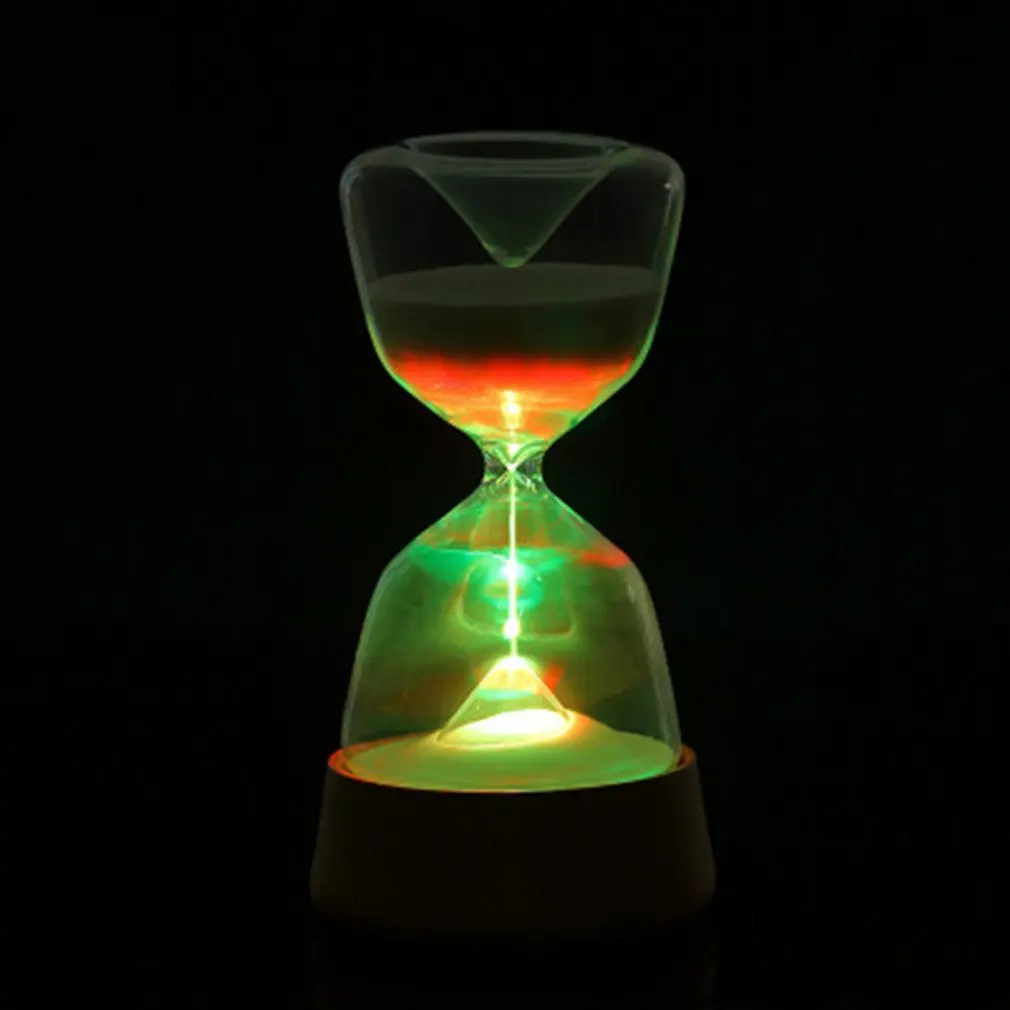 Led Colorful Hourglass Night Light Home Decoration Lights Creative Atmosphere Lights Fashion Professional