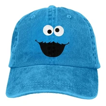 Печенья шапка «Монстр» Регулируемая винтажная вымытая джинсовая бейсболка папа шляпа