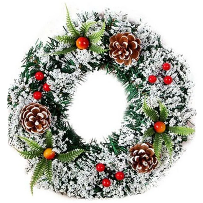 

Christmas Decorations for Home Rattan Festive Party Rattan DIY Wreath Christmas Decoration Garland Party Drop Ornament