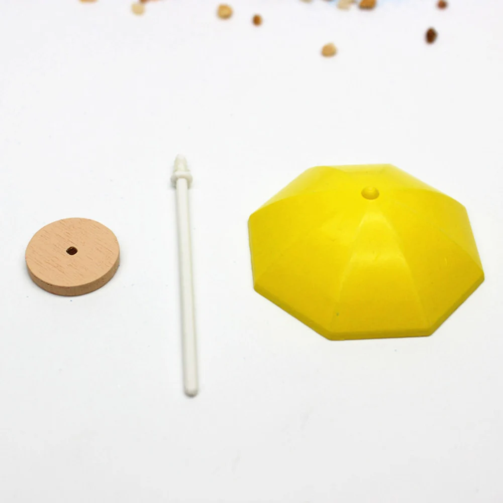 1 шт. деревянный пляжный зонт модель DIY Миниатюрный бонсай для пейзажа орнамент подарок для маленьких девочек