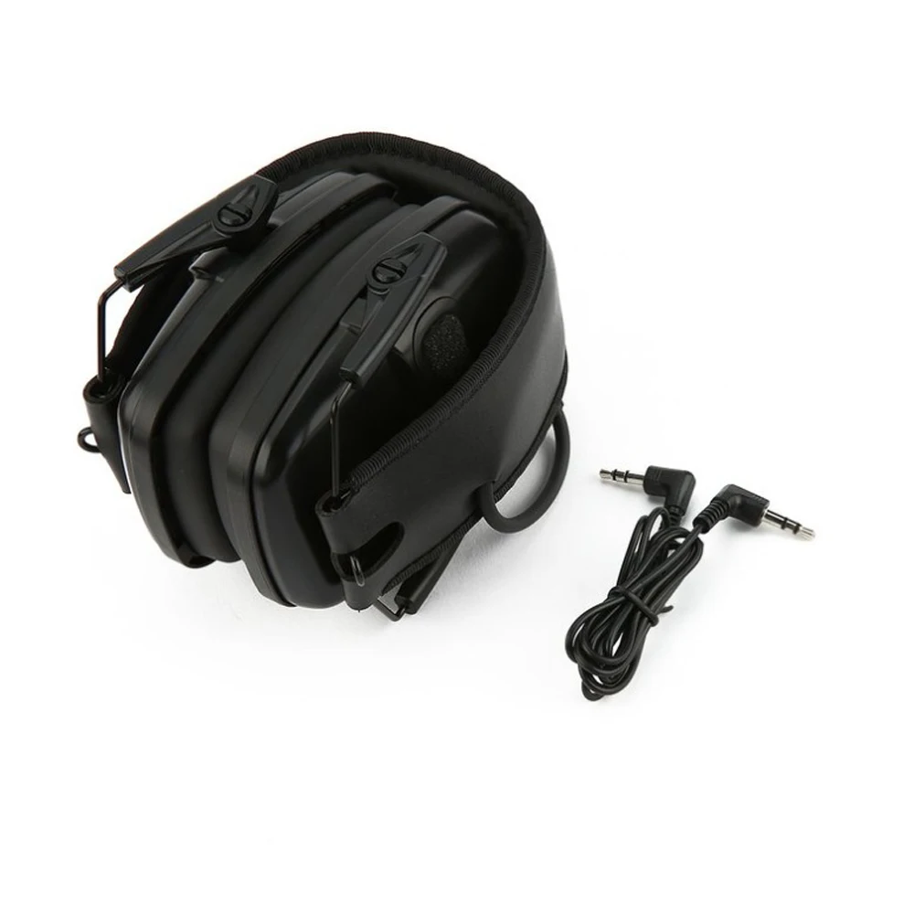 Electronic shooting earmuffs outdoor sports anti-noise amplification tactics hunting hearing protection headphones foldable