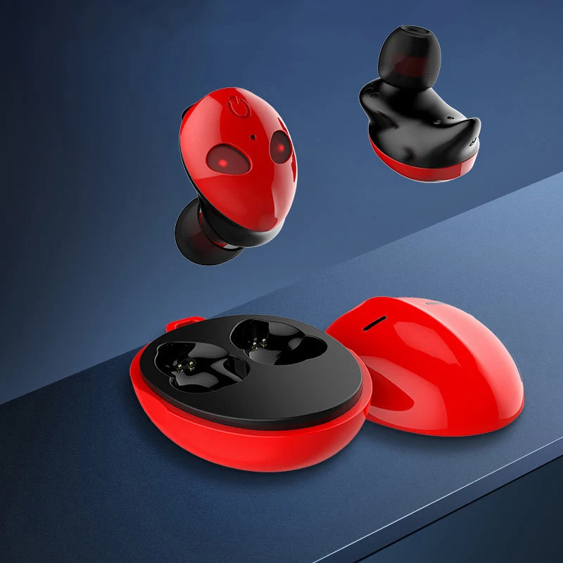 Невидимые Bluetooth наушники 5,0 Tws мини беспроводные наушники стерео глубокий бас гарнитура с зарядным устройством Портативный