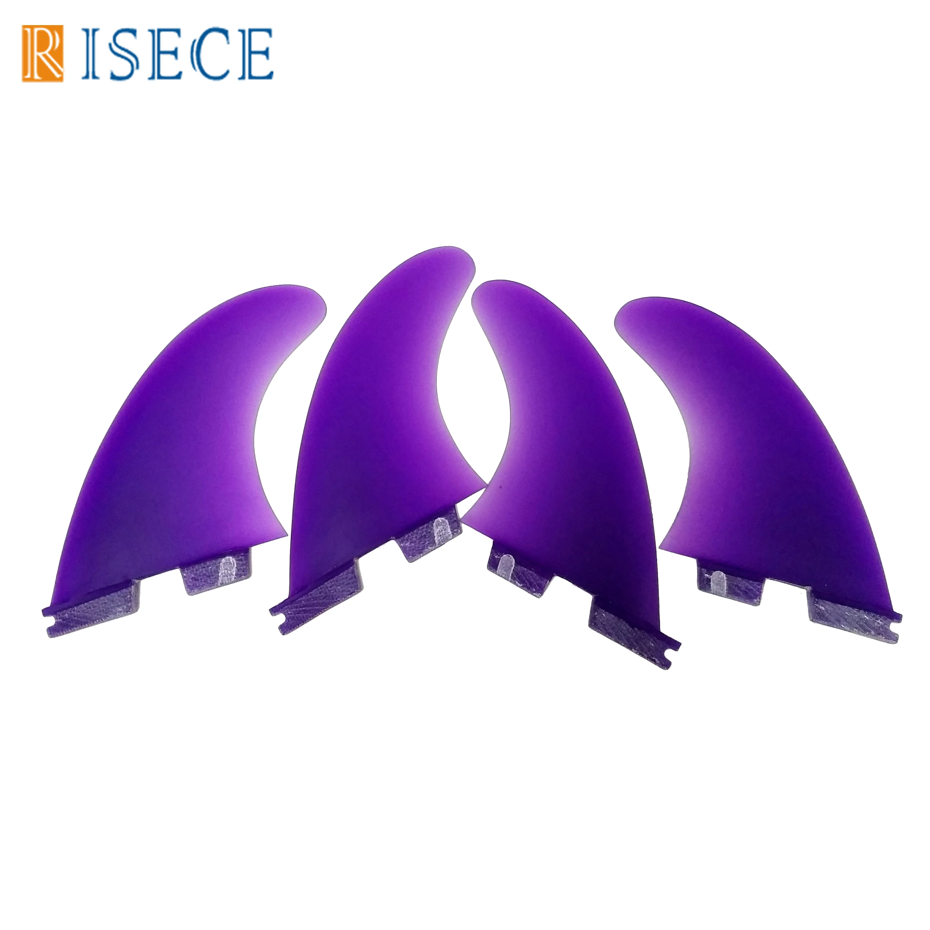 HIgh Quality Full Fiberglass Surfboard Fins FCSII Base Quad Surf FCS2