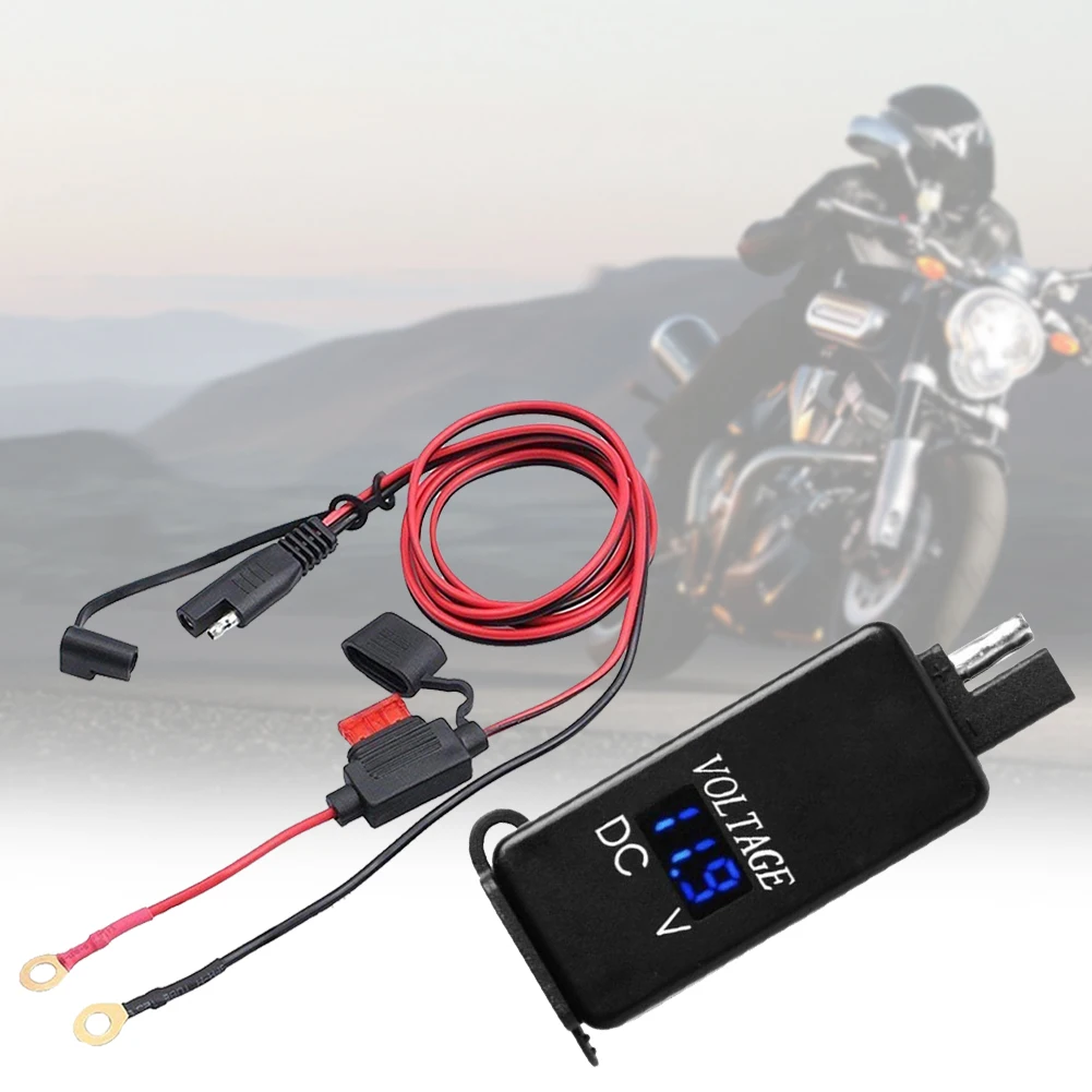 4.2A с предохранителем, с защитой от перезарядки, двойной USB, автоматическое Предотвращение перезаряда, яркое водонепроницаемое автомобильное зарядное устройство, адаптер SAE, дисплей напряжения, ЖК-дисплей
