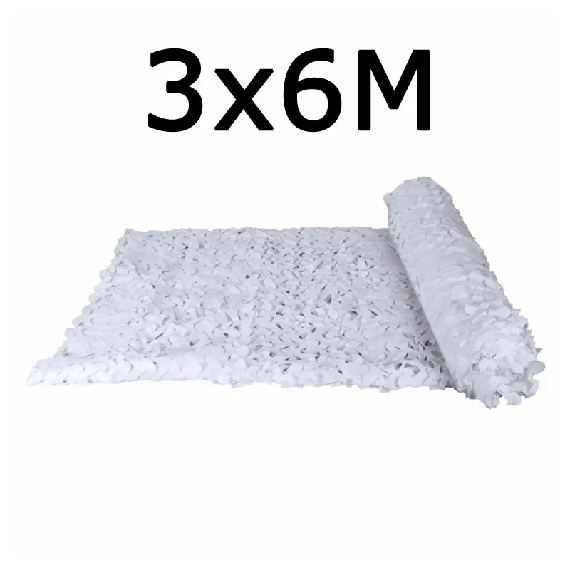 MENFLY 3x6 м одноогранное белое камуфляжное украшение для двора Солнцезащитная сетка