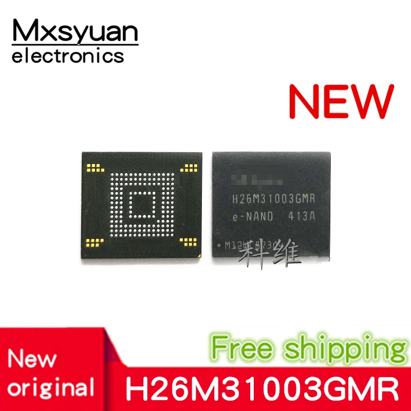 1 шт. ~ 10 шт./лот H26M31003GMR BGA153 emmc 4G новый оригинальный чип памяти |