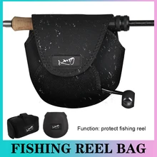 Portable Fishing Protective Reel Bag Case Cover for Spinning/Raft Reel Fishing Storage Bag Baitcasting Fishing Reel Bag