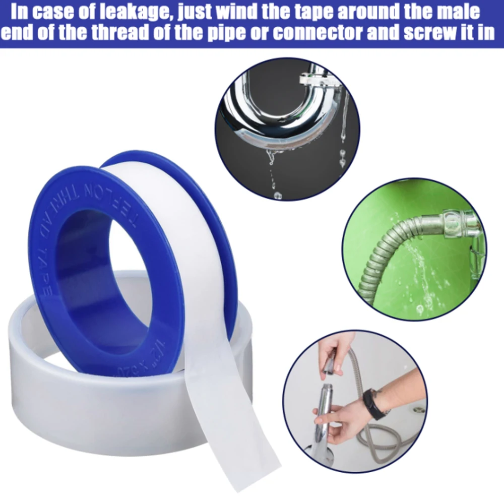 Joint Plumbing Fitting Thread Seal Tape PTFE for Water Pipe Plumbing Sealing Tapes PTFE Pipe