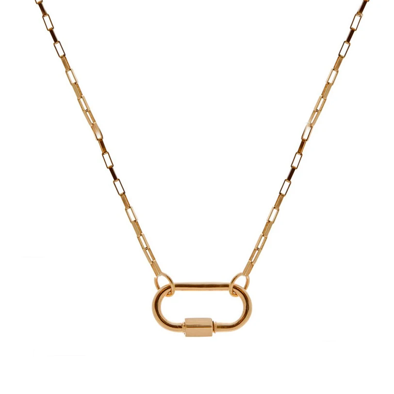 Collares de moda 2019 AliExpress цепь шкива marlaaaron catena con замок звенья цепи колье ожерелье